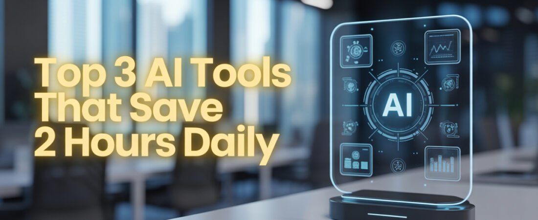 Top 3 AI Tools That Save 2 Hours Daily (2025)