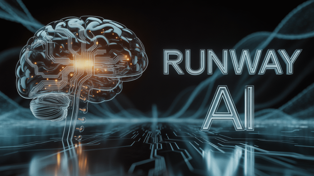 “Digital artist creating cinematic visuals and animations using Runway AI for creative storytelling and design projects.”